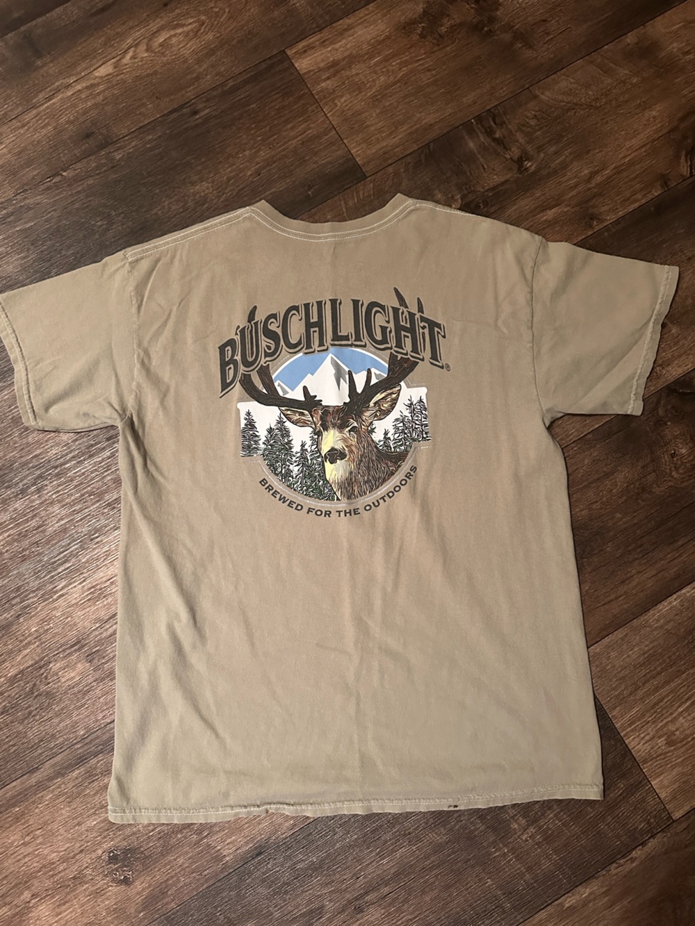 Bushlight Tan Graphic Tee - Outdoor Logo
